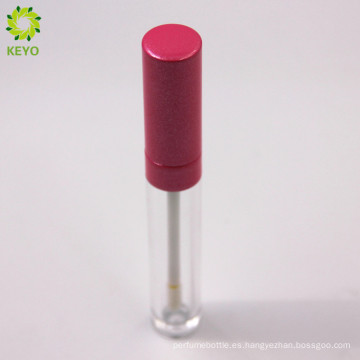Tubo de lápiz labial transparente líquido cosmético plástico vacío de empaquetado